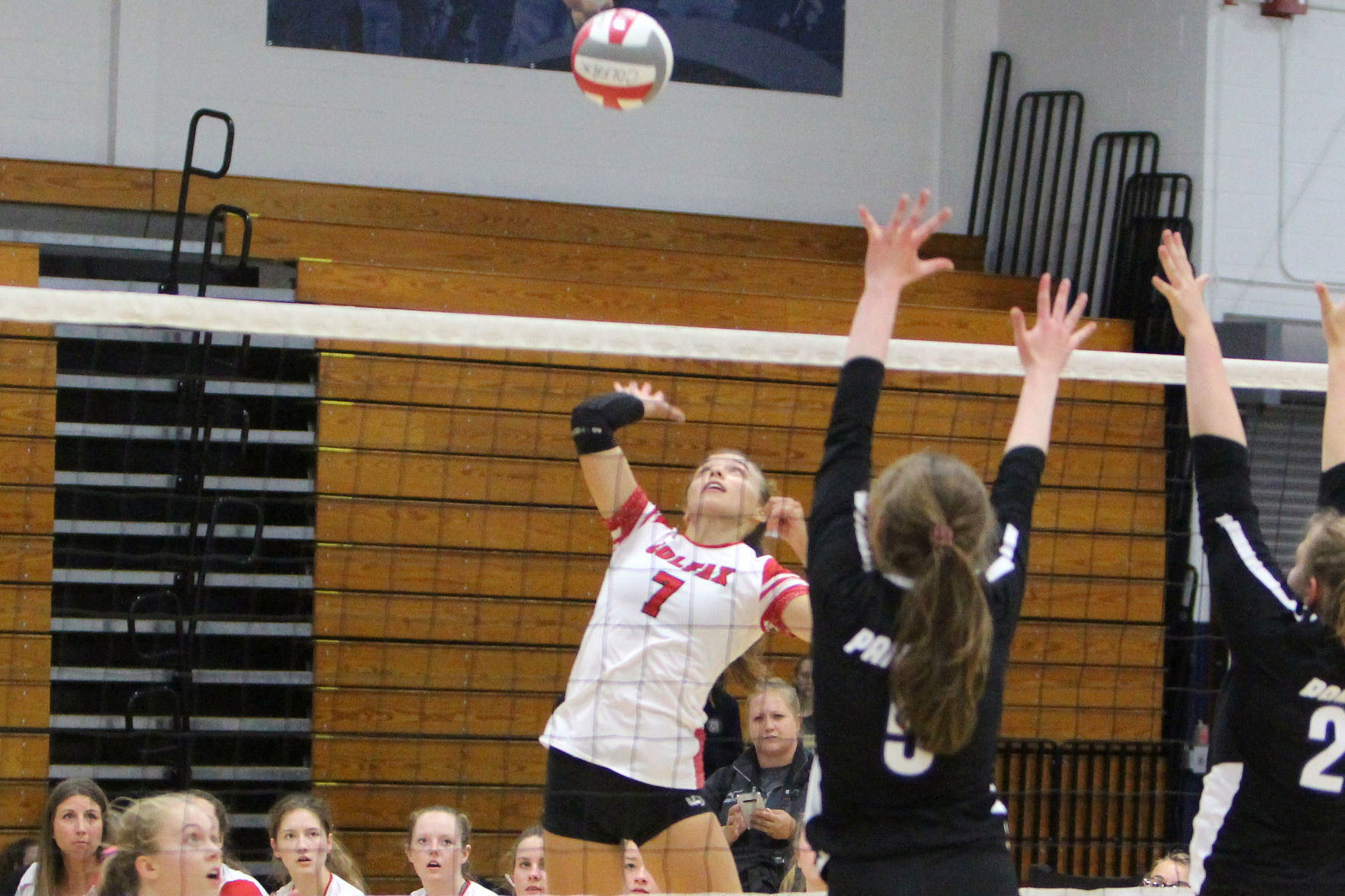 Prep volleyball sprawl at UW-Stout 8-31-19